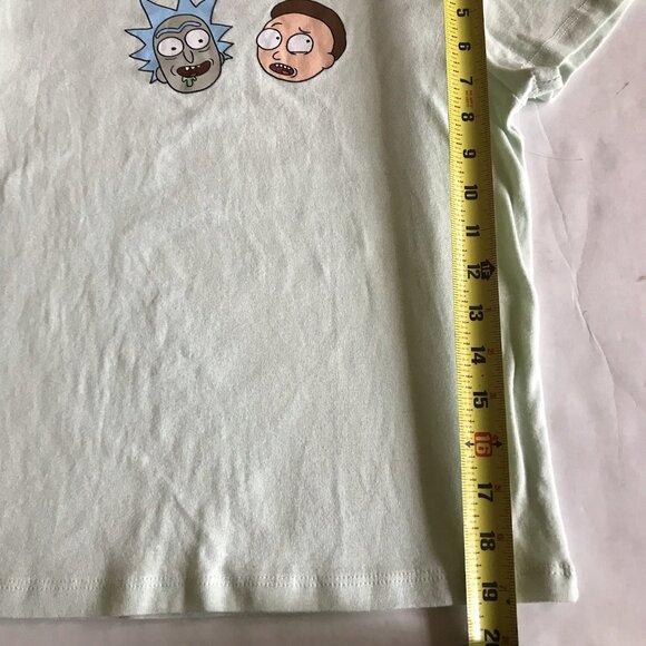 Rick and Morty Head T Shirt Light Green Size Small - Picture 5 of 5
